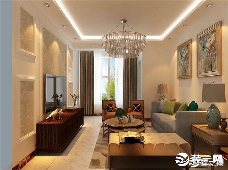 揭阳装修公司60平方单身公寓装修 仿佛是3室